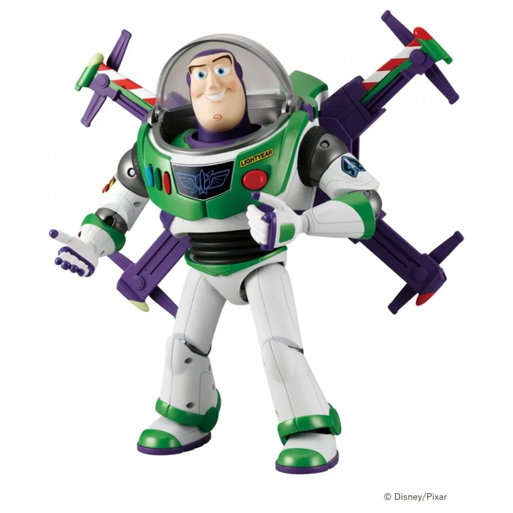 Toy Story 5 Real Size Talking Hi-Tech Buzz Lightyear Figure Takara Tomy