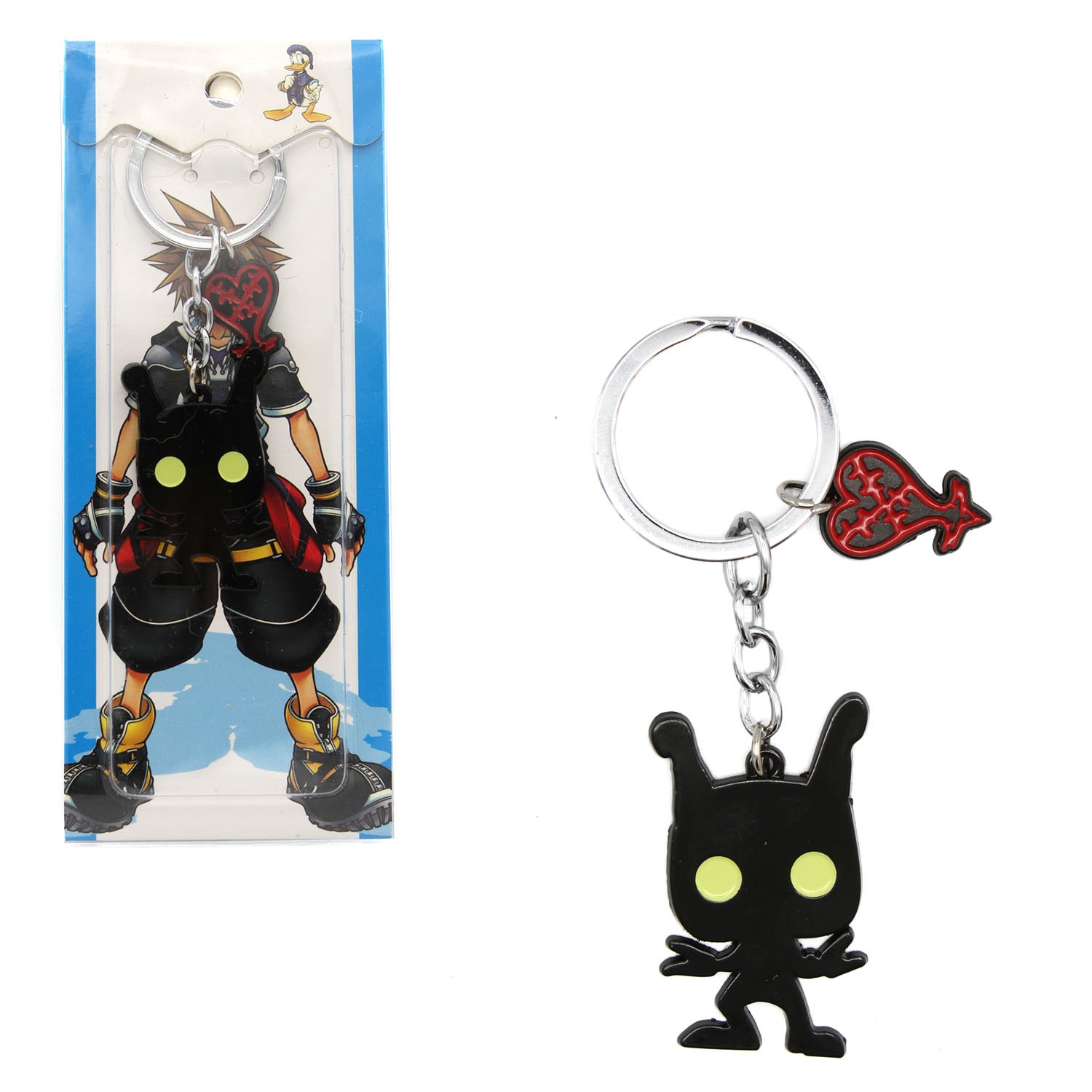 HEARTLESS Kingdom Hearts 1.5 in. 2 Pcs. Key Chain Set (Video Games KeyChain)