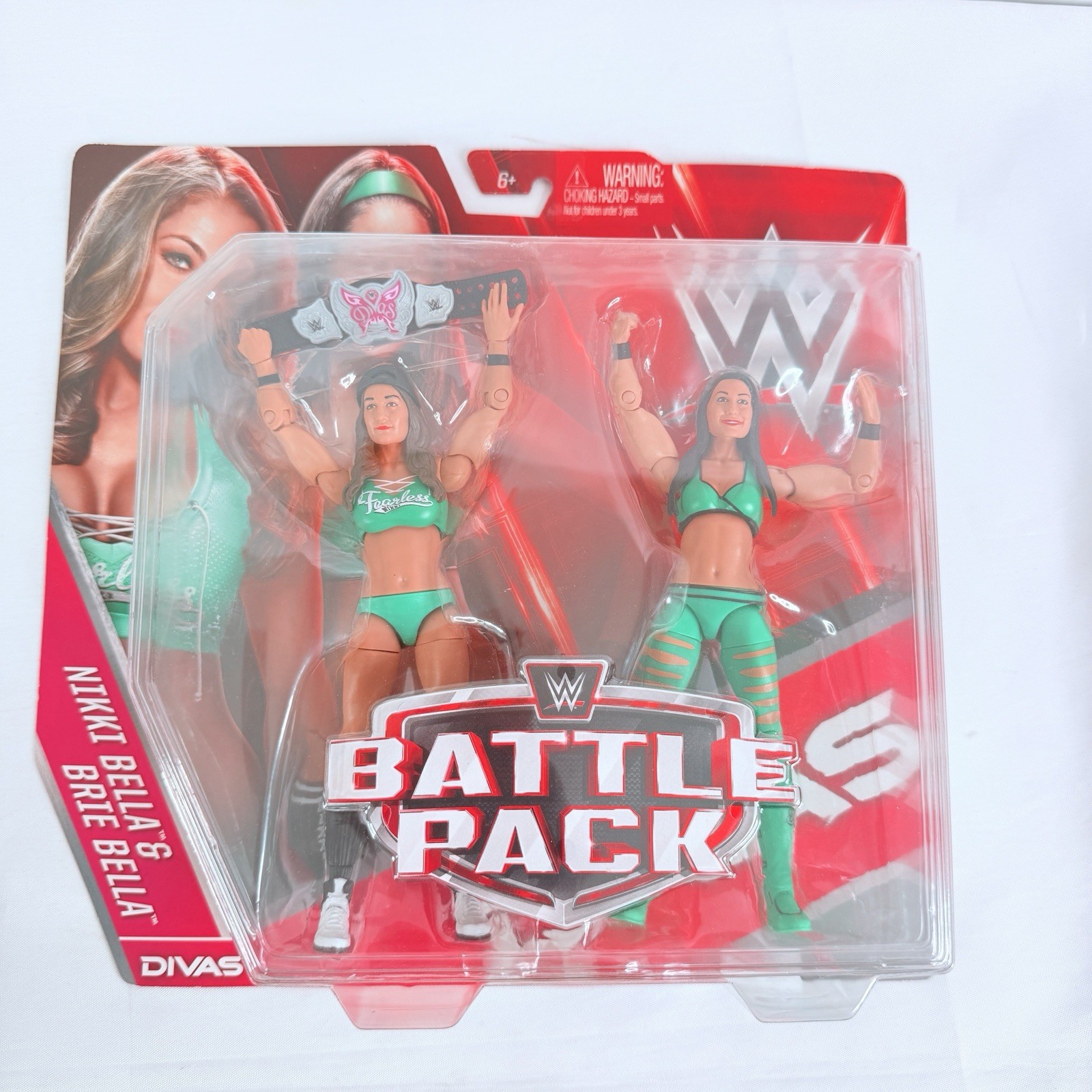 WWE Battle Pack Divas Nikki & Brie Bella Wrestling Action Figure Set
