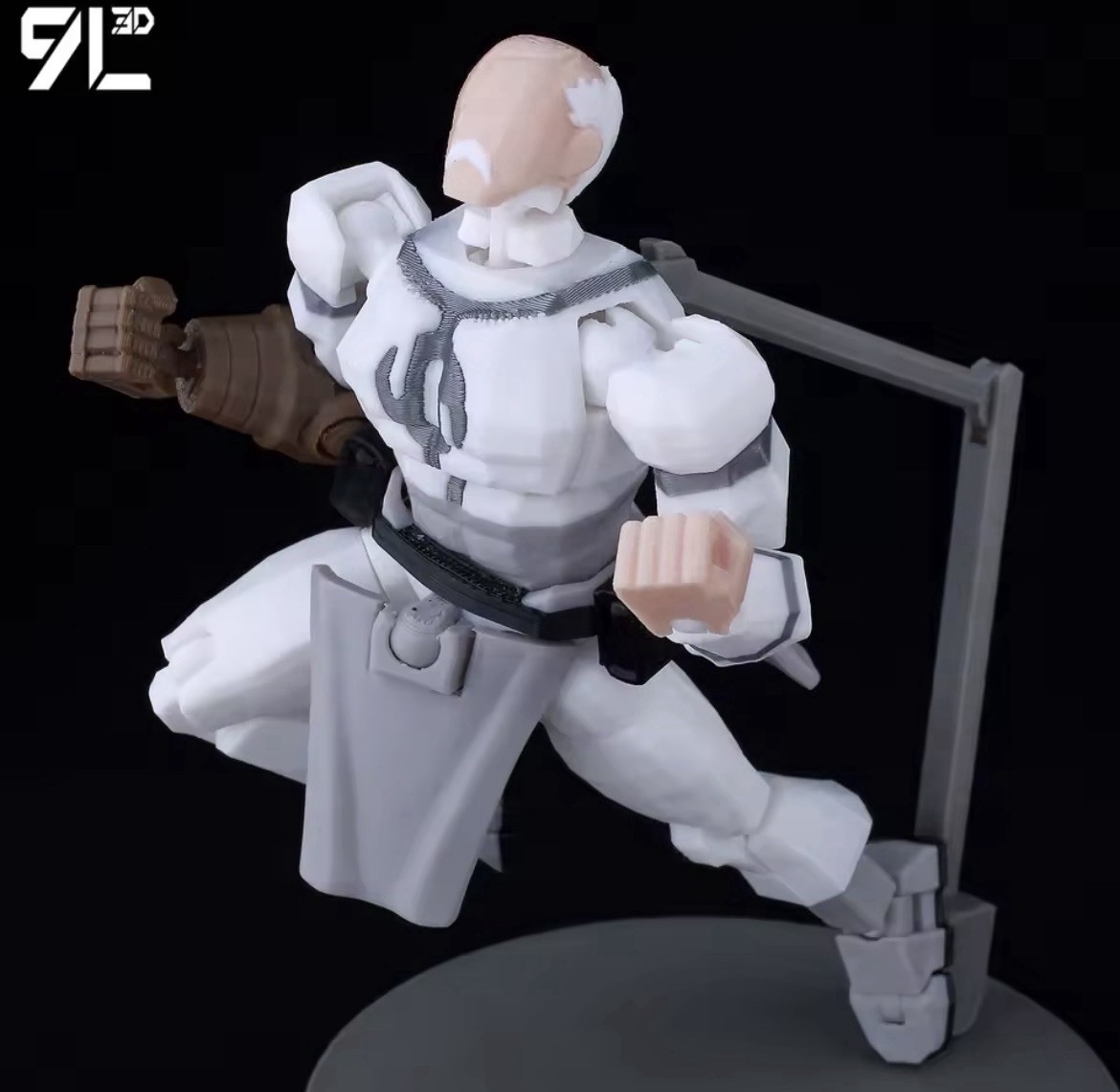 3D Printed Invincible Superhero Conquest Action Figure