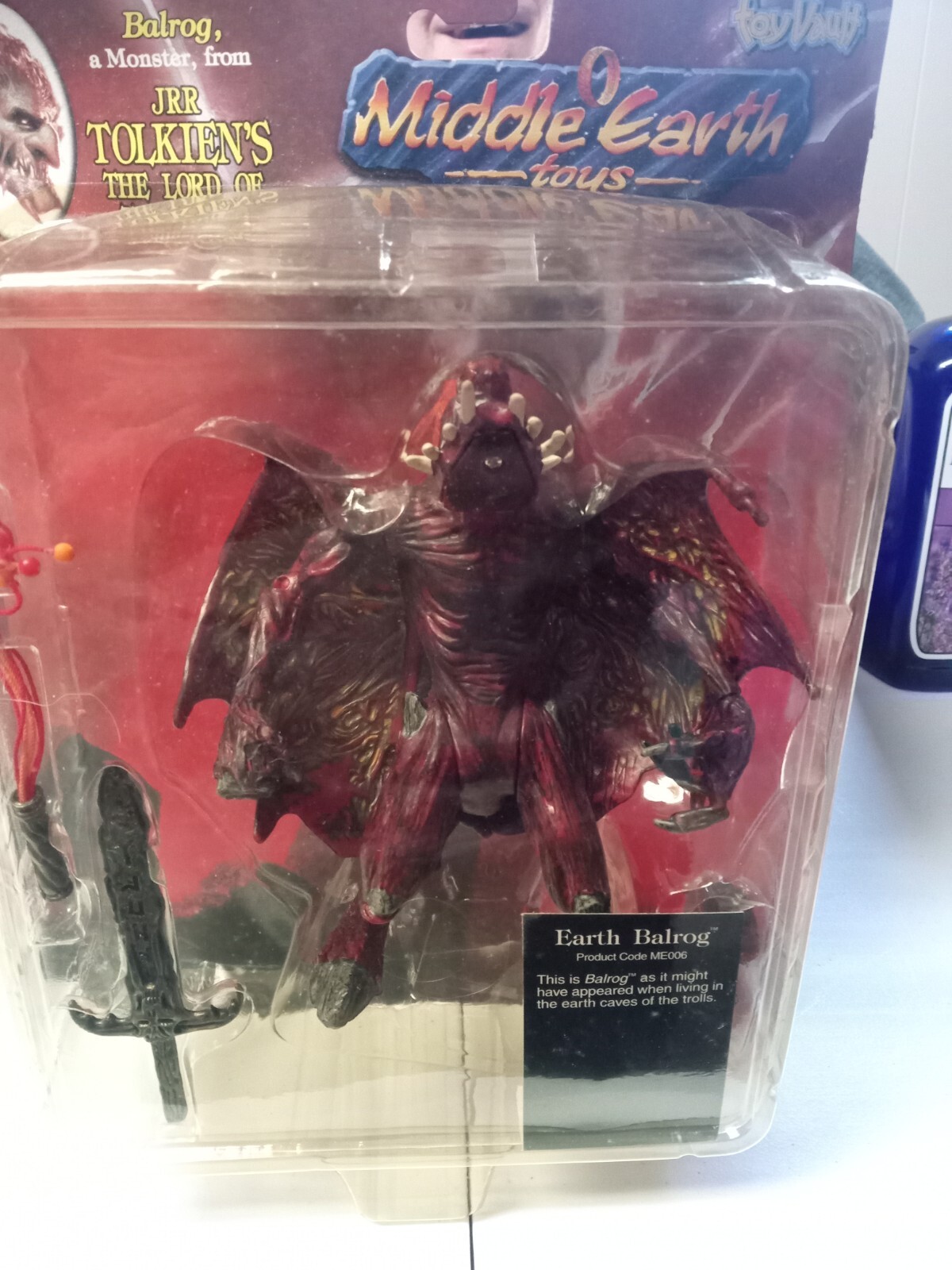 1998 Toy Valt BALROG Monster Figure JRR Tolkien Middle Earth Lord of the Rings