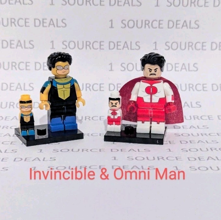 Invincible And Omni Man Custom Minifigure Bundle Mini Figure New