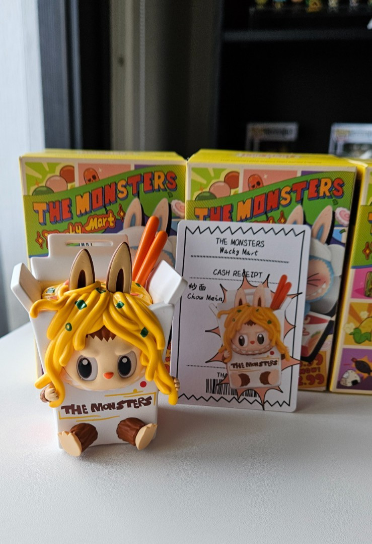 Wacky Mart The Monsters Series “CHOW MEIN” Pop Mart Authentic LABUBU ZIMOMO