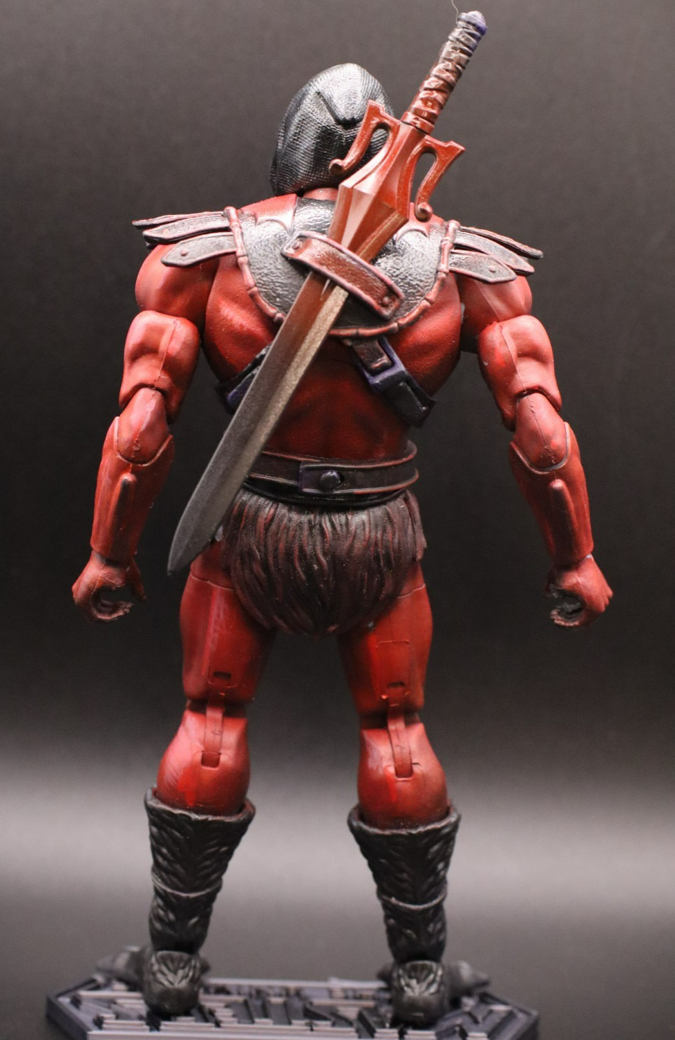 Custom MOTU-Inspired Action Figure – Red Skeleton 7″
