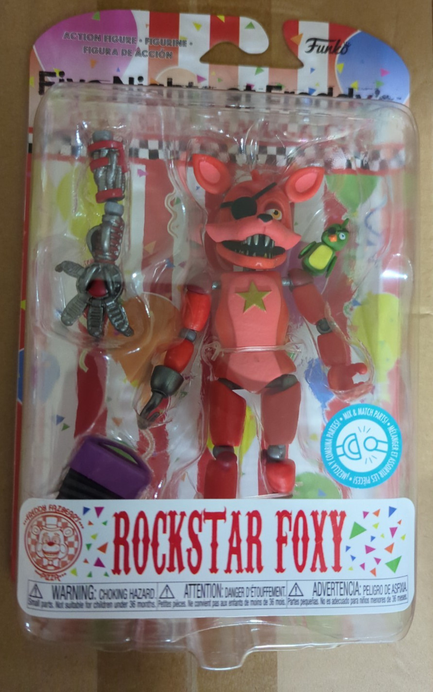 Funko Action Figure: Five Nights at Freddy’s (FNAF) Rockstar Foxy Collectible