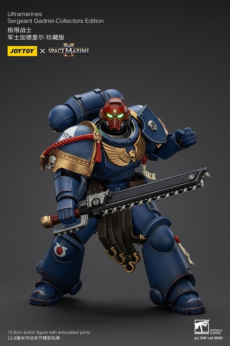 JOYTOY Warhammer 40k 1/18 JT01376 Ultramarines Sergeant Gadriel Action Figure