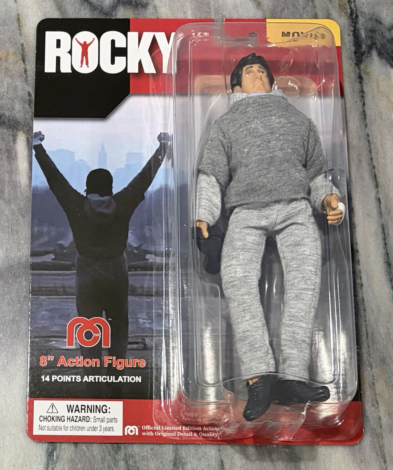 EXCLUSIVE ZLC MEGO 8 inch Action Figure – MIC – Rocky Balboa Training Sweatsuit!