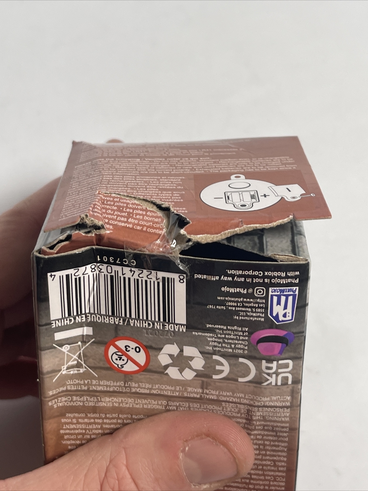 Piggy Blind Box Light Up Clips Mystery Figure Clip One Random New Damaged Box