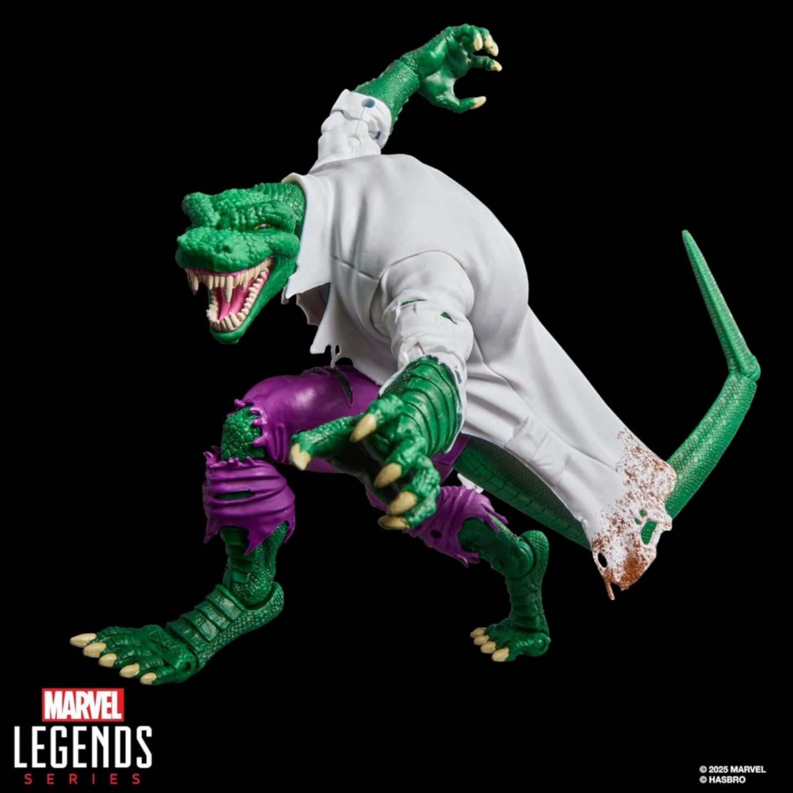 Spider-Man Marvel Legends Series Marvel’s Lizard 6″ Exclusive Figure In Hand