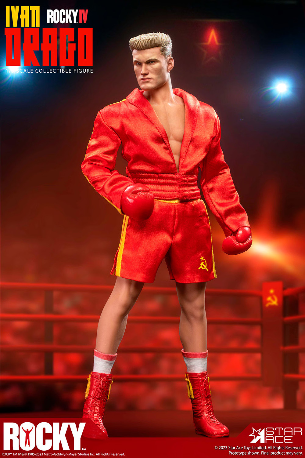 Ivan Drago 1:6 Scale Star Ace Figure Rocky IV Rocky Balboa Hot Toys