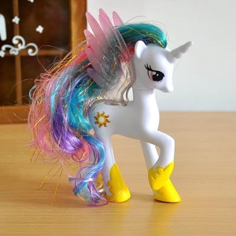 14cm My Little Pony Figures 2Pcs Princess Celestia Nightmare Moon Toys Kids Gift