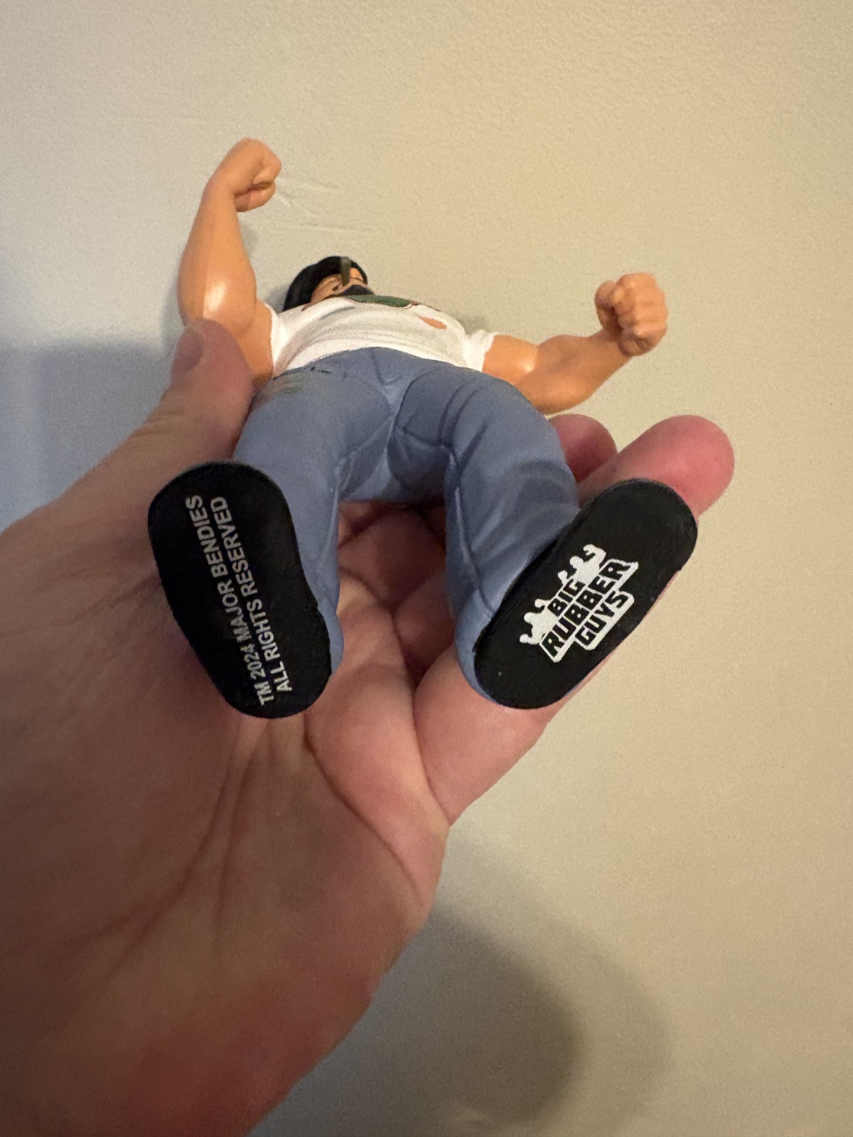 LOOSE SOLD OUT BIG RUBBER GUYS BROOKLYN BRAWLER Ser 9 COLLECT MAJOR WWF LOOK!