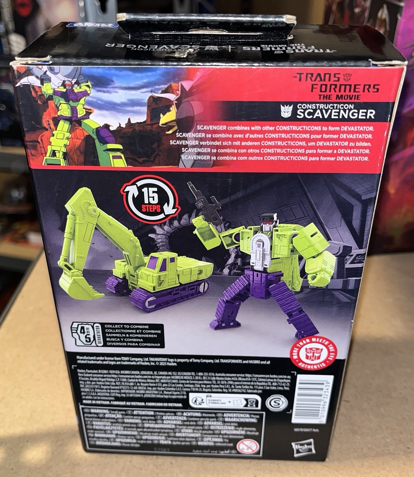 Transformers Studio Series 86 Deluxe Class Construction Scavenger New