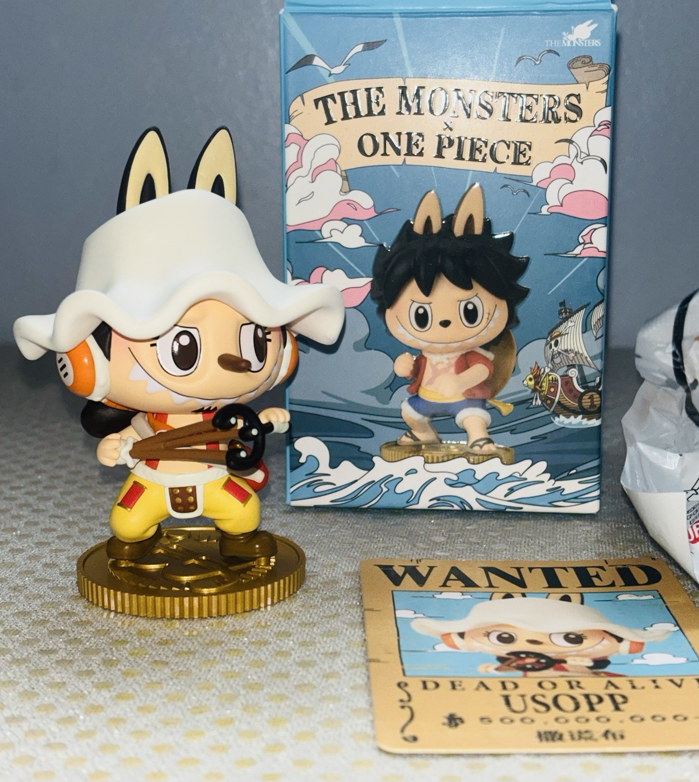 Labubu THE MONSTERS x ONE PIECE – Usopp Figure New Authentic (US Seller) POPMART