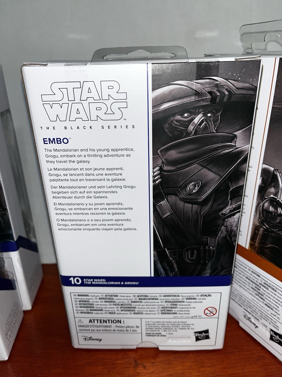 Star Wars Black Mandalorian&Grogu First Edition WAVE 2 All 4: EMBO SNOW DROID IG