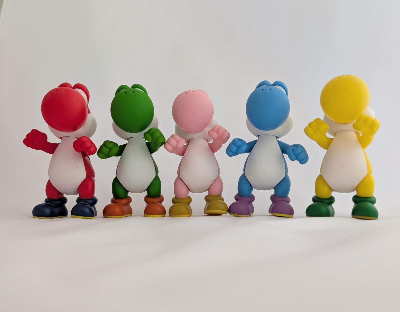 Nintendo Yoshi Figure Set of 5 Banpresto BP 2007 Super Mario Color Set