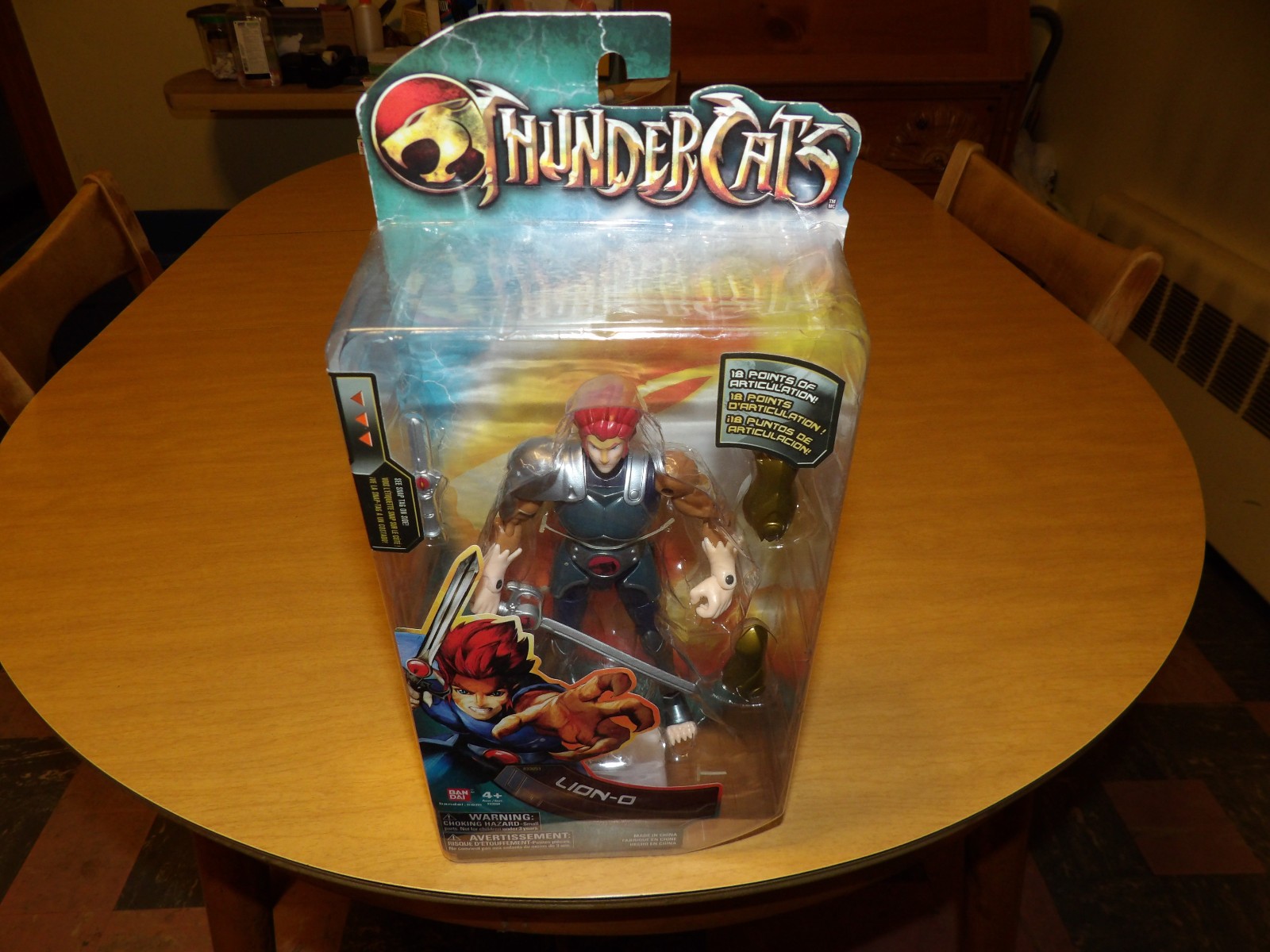 Bandai 2011 Thundercats Lion-O 6″ Action Figure 18 Points Articulation BRAND NEW
