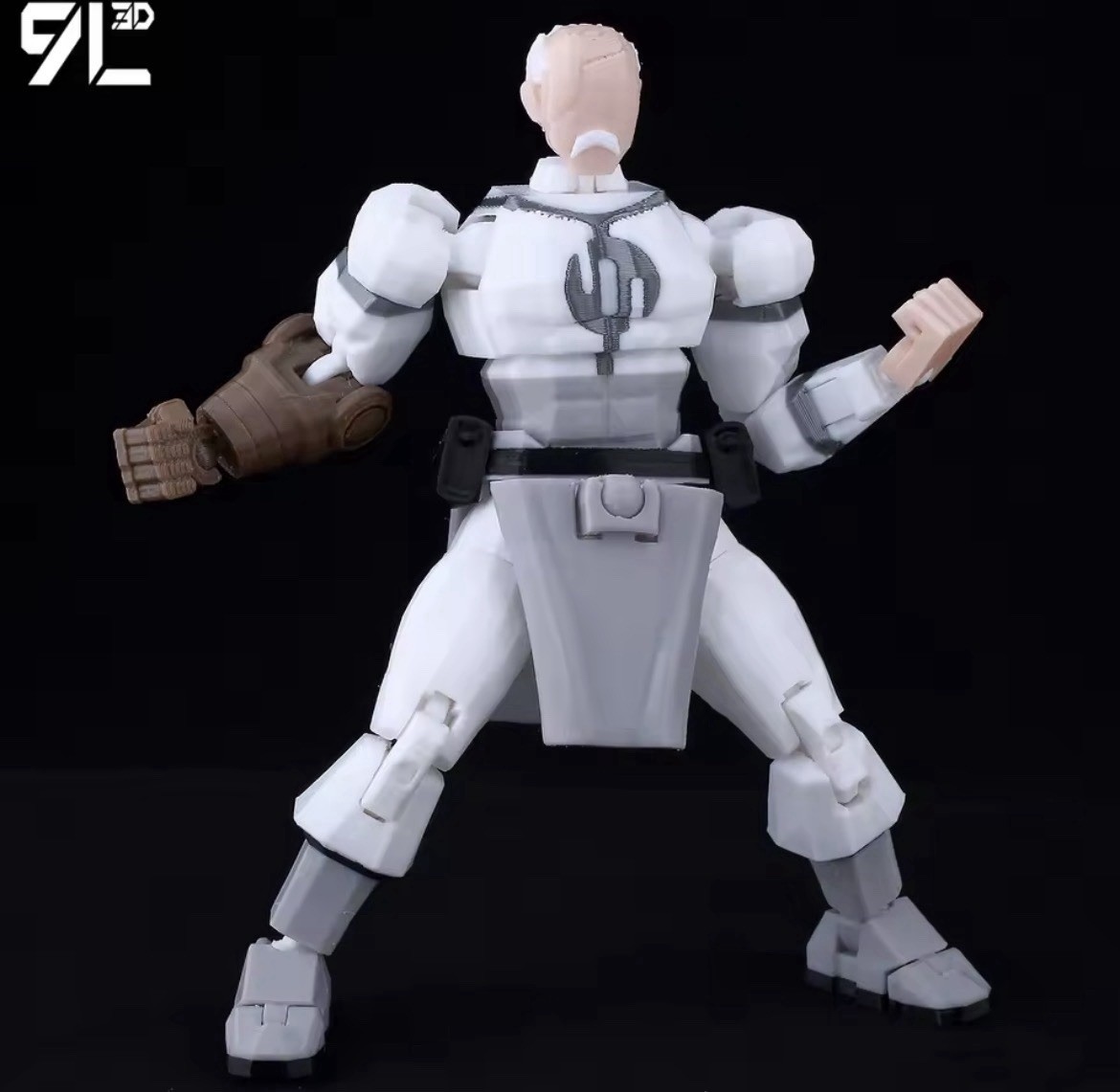 3D Printed Invincible Superhero Conquest Action Figure