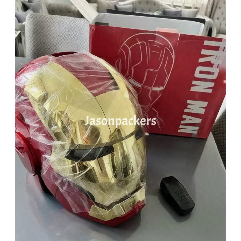 US! Iron Man Gold Mask Cosplay AUTOKING MK5 1:1 Helmet Wearable Voice-control