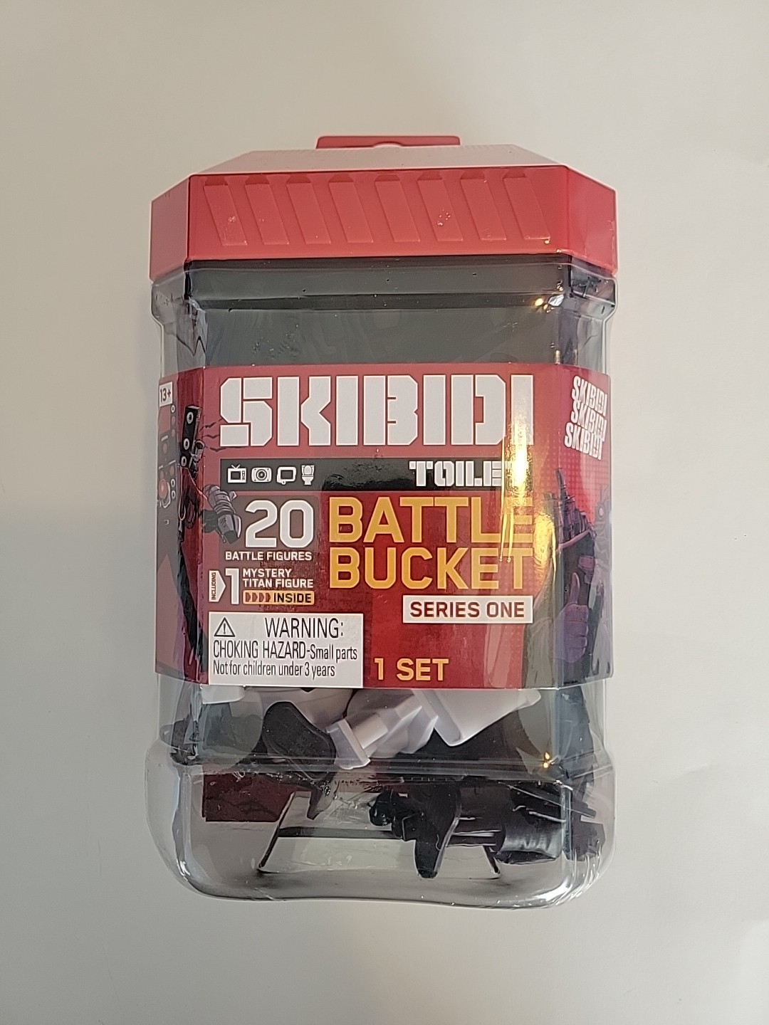 Skibidi Toilet Battle Bucket Series One 20 Figures Collectible Figures BRAND NEW