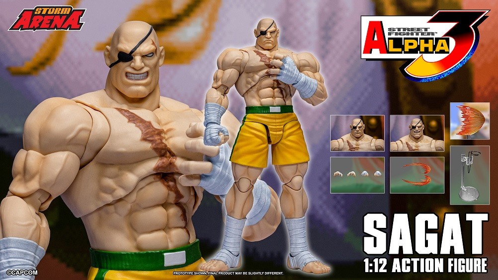 Storm Arena Street Fighter Alpha 3 Sagat, Dan & Nash 1/12 (Evo 2026) Set Presale