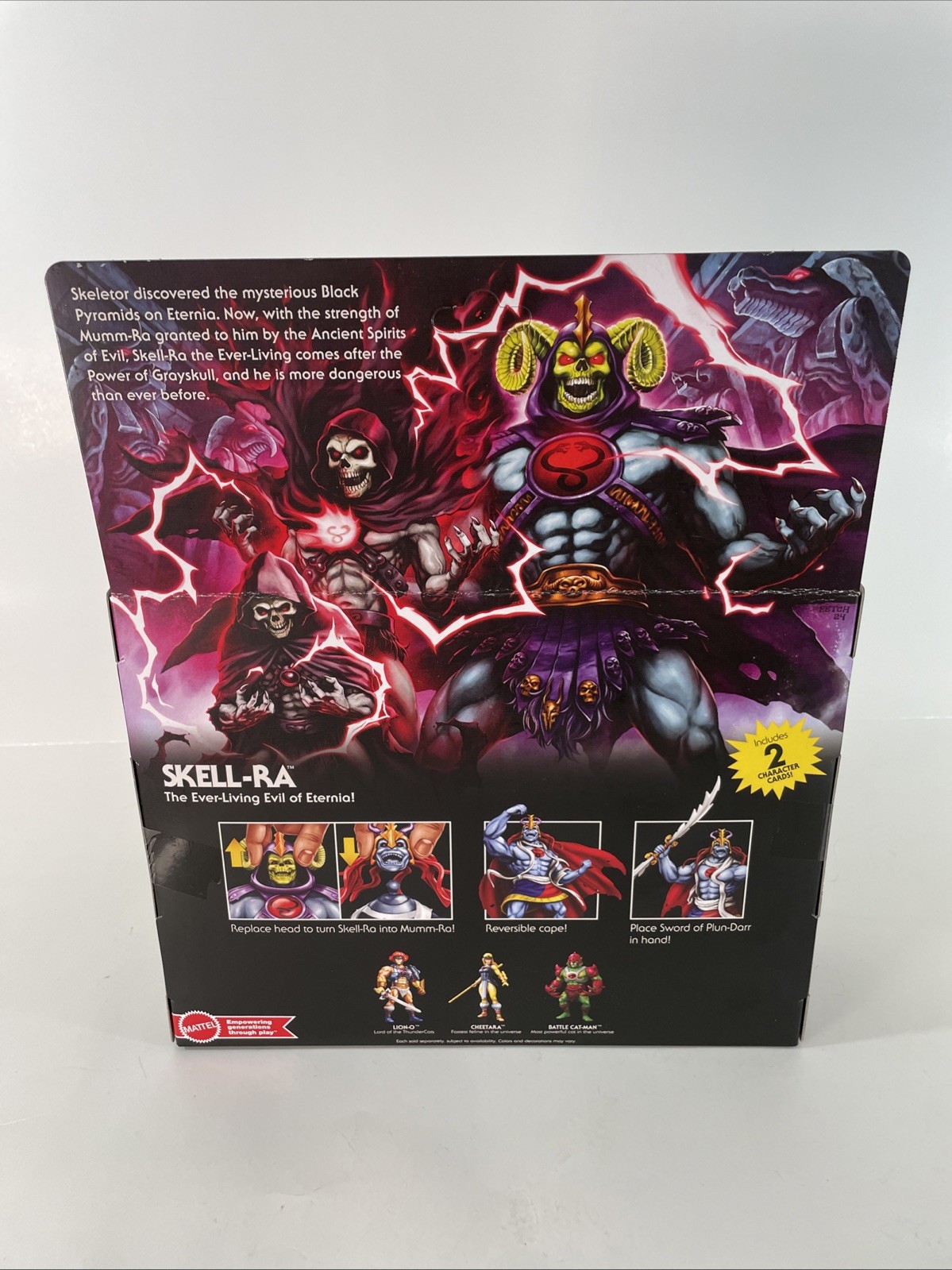 Mattel Masters Of The Universe X Thundercats Skell-Ra MOTU New Sealed Unpunched