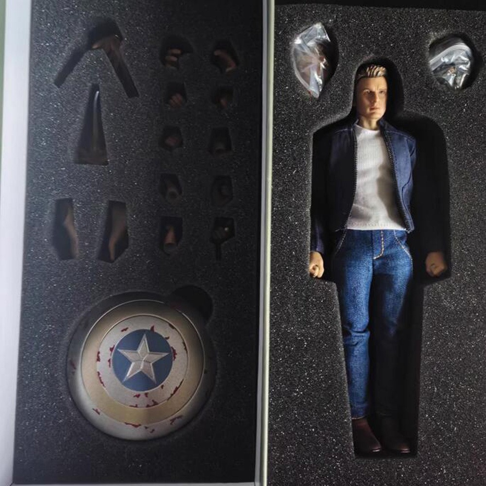 Nota Studio Captain America 2.0 Steve Rogers 6in Action Figure Doll Model