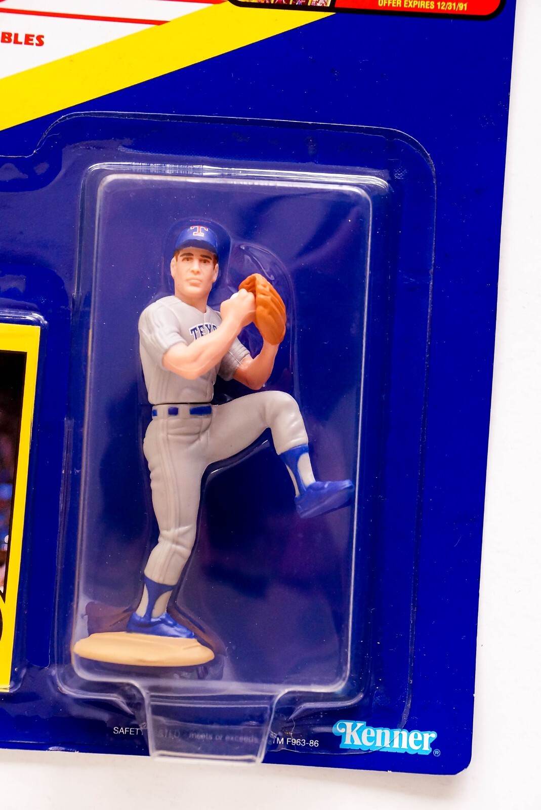 Nolan Ryan 1991 Edition Kenner Starting Lineup Figure with Collector Card & Coin