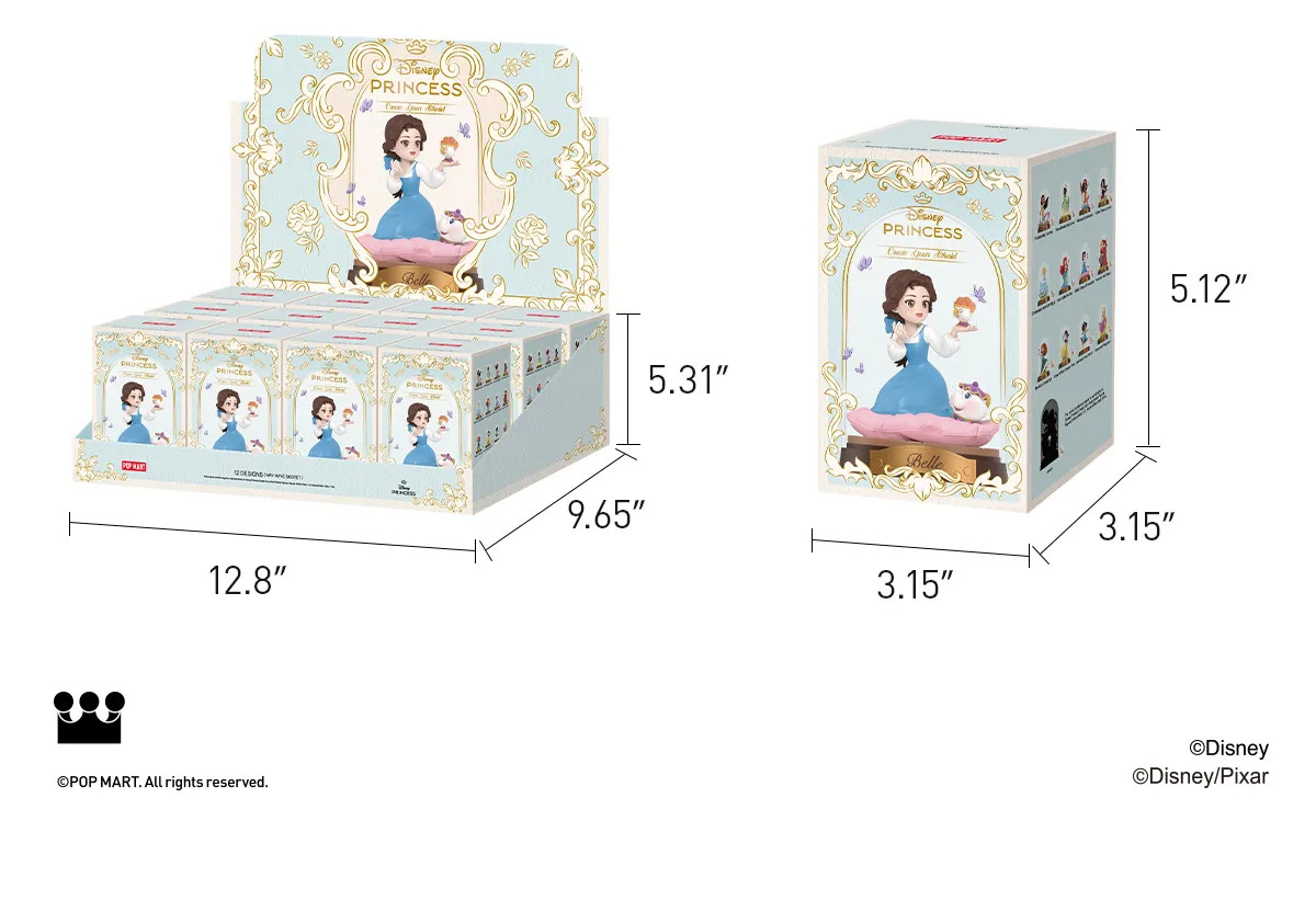 POP MART Disney Princess Create Your World Series Figures – US FAST SHIPPING