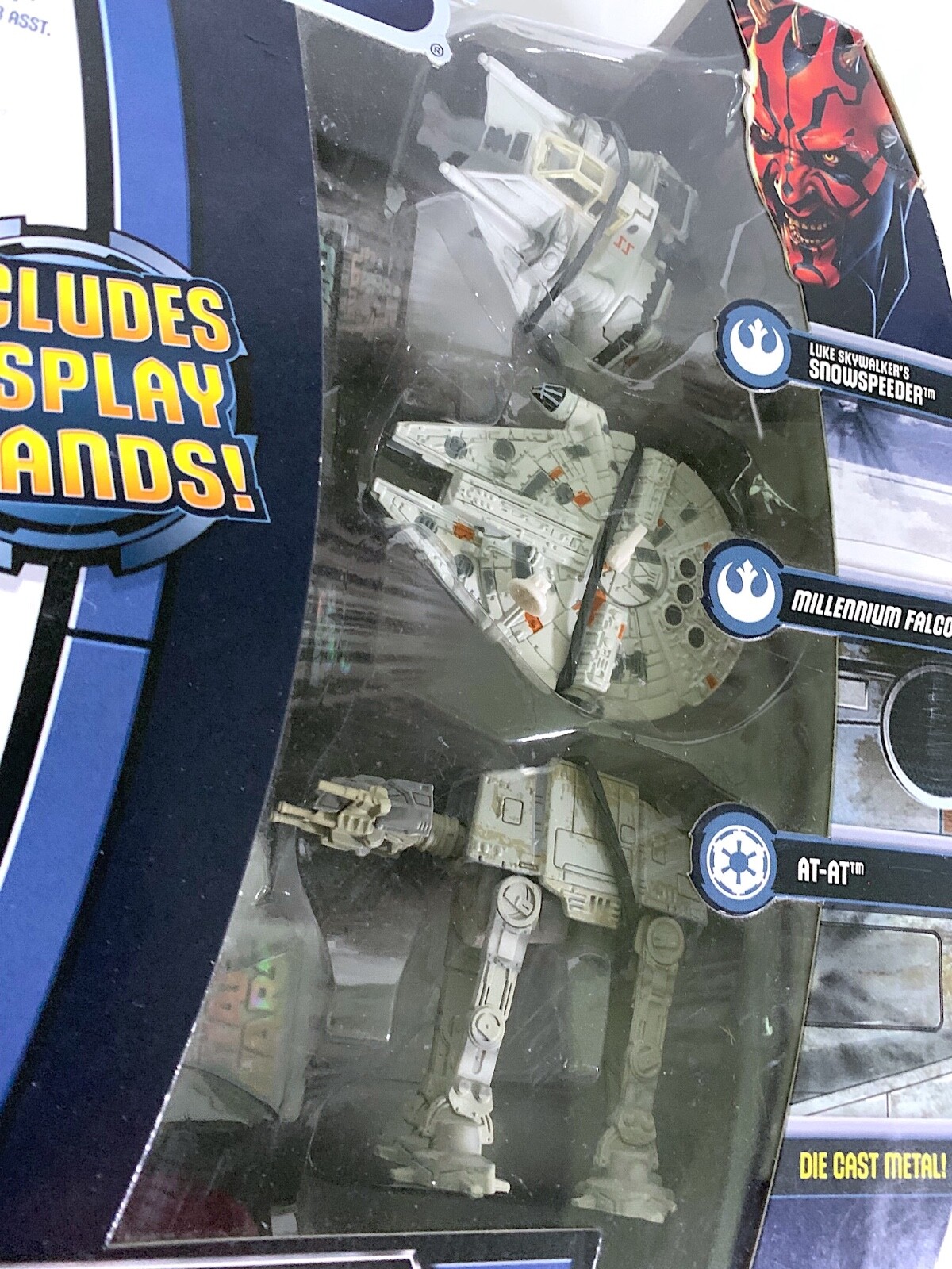 2012 Hasbro Star Wars Titanium Series Die-cast 3-Pack w/ Millennium Falcon 39759