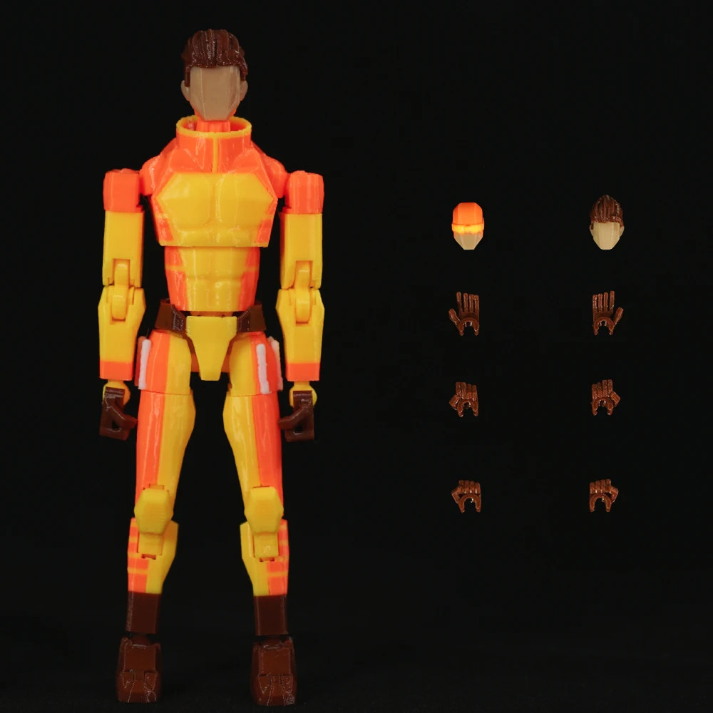 3D Printed Invincible Toys Action Figures Anime Model Lucky Dummy 13 Superheroes