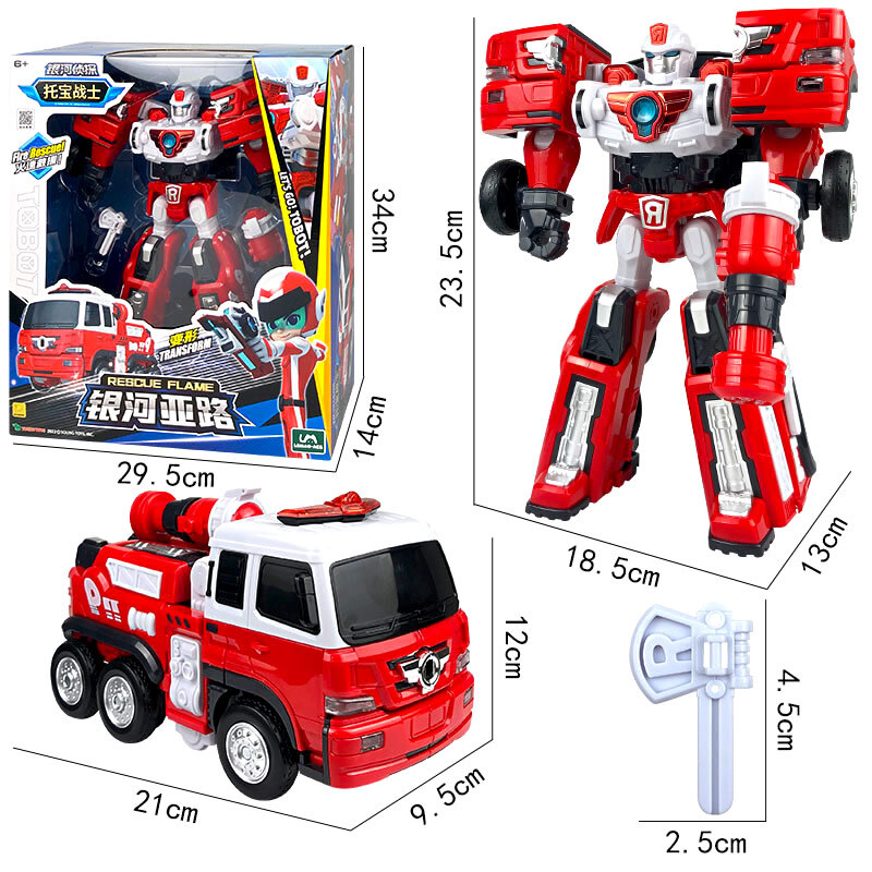 Tobot V Galaxy Detectives 9.5″ Transform Figure Boys Toy Car Truck Vehicle Robot
