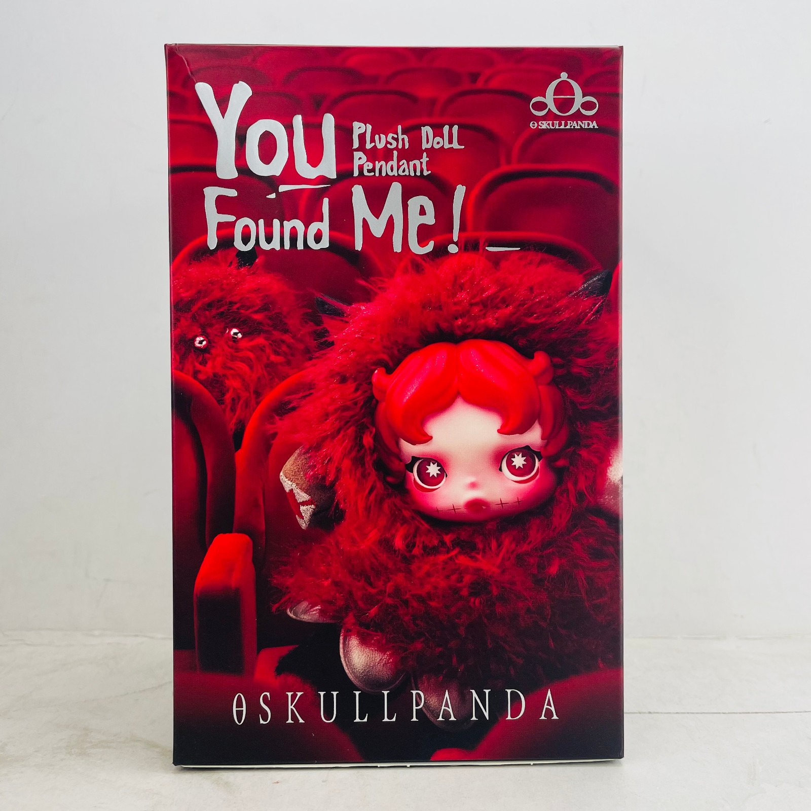 POP MART x Skullpanda You Found Me Series Plush Doll Pendant Figure – Darkness