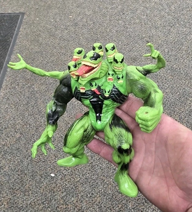 1996 Toy Biz Venom the Madness 7.5″ Green Figure