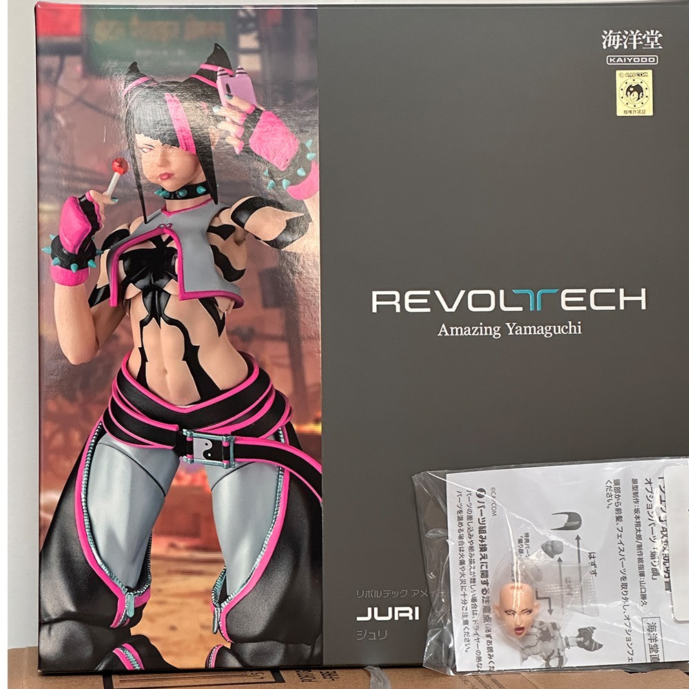 Kaiyodo Revoltech Amazing Yamaguchi Juri Street Fighter 6 Action Figure Toy New