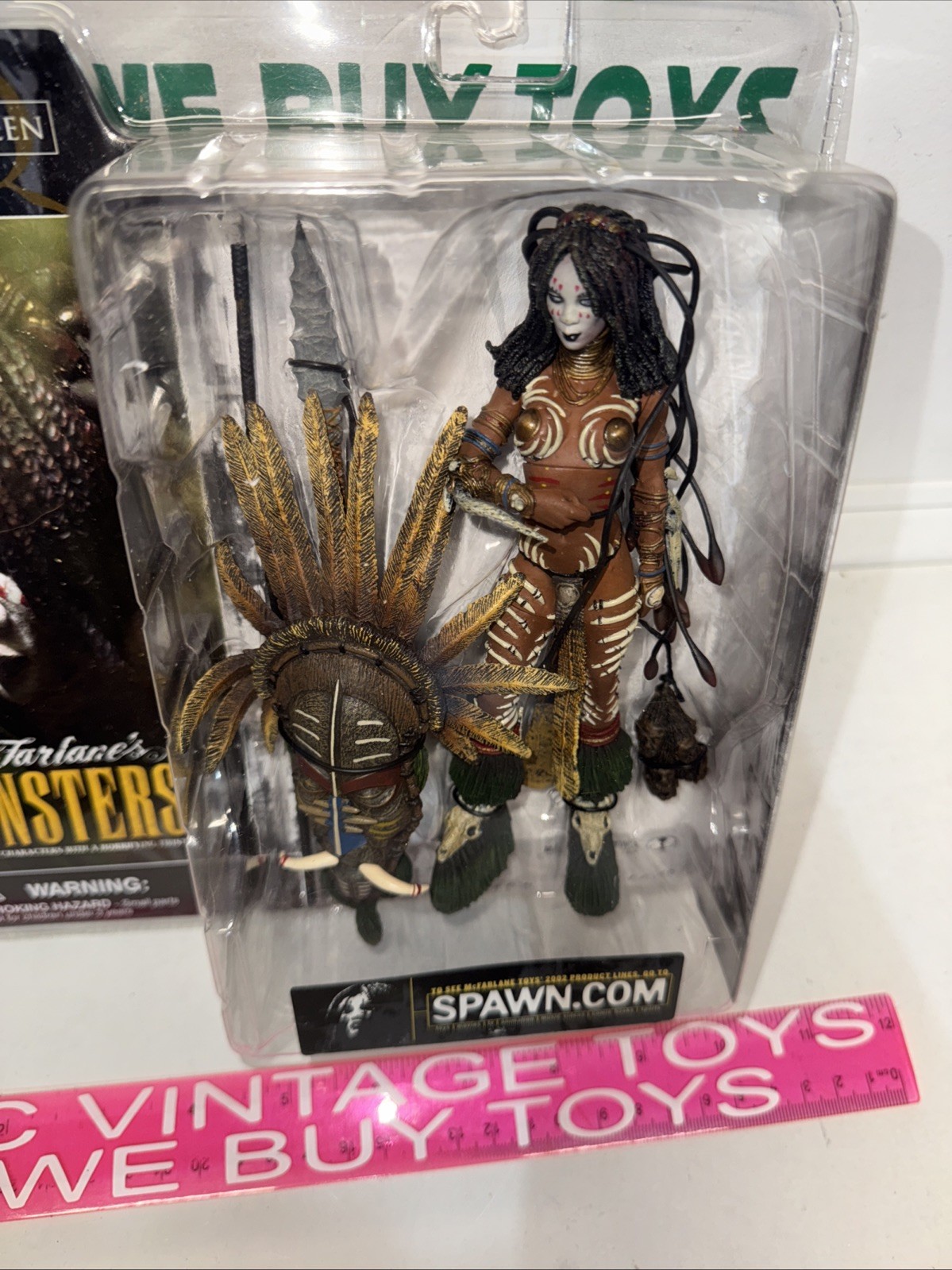 action figure – McFarlane’s Monsters – Voodoo Queen – 2002 None Splatter 🔥