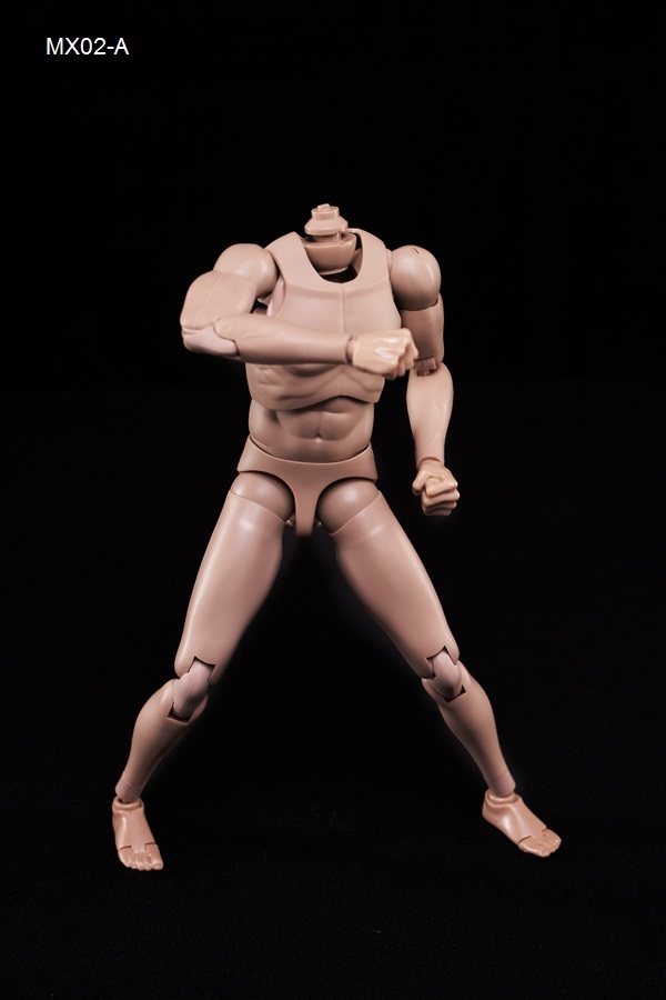 MX02-A 1/6 Scale Europe Skin Male Figure Body Model Toy Fit For Head with Neck