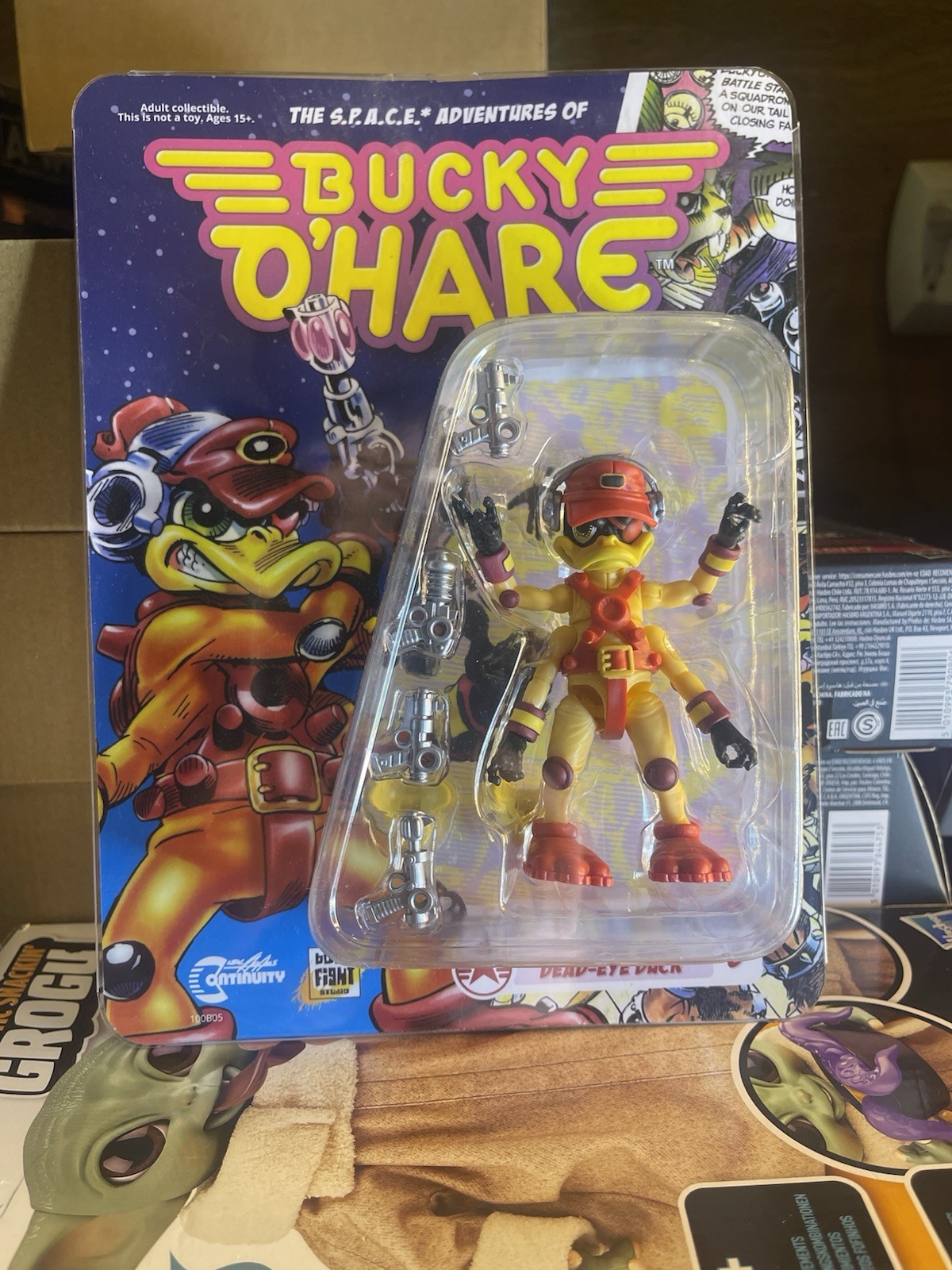 Boss Fight Bucky O’Hare 4.5 In Space Adventure Figure 2017 Dead Eye Duck New