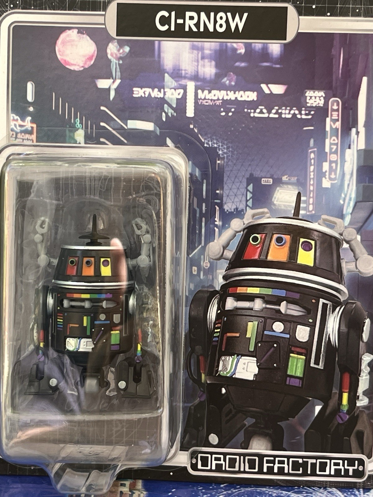 2025 Disney Parks Pride Collection Star Wars C1-RN8W Droid Factory Figure NWT