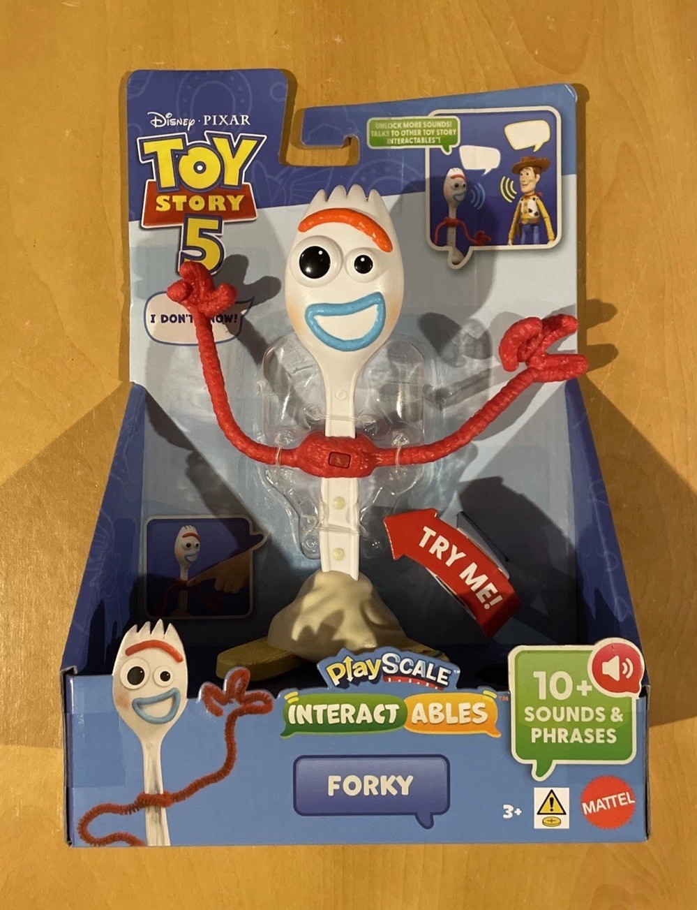 Disney / Pixar Toy Story 5 Playscale Interactables Forky 7-Inch Talking Figure