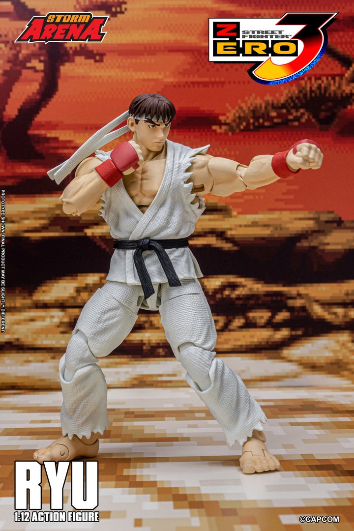 Storm Arena Collectibles 1/12 Ryu Action Figure (Street Fighter Zero Alpha 3)