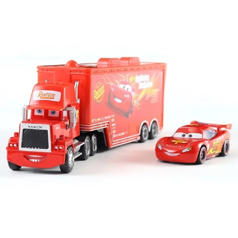 Disney Pixar Cars 86 Chick Hicks Mack Truck 1:55 Diecast Toy Car Loose Pro.