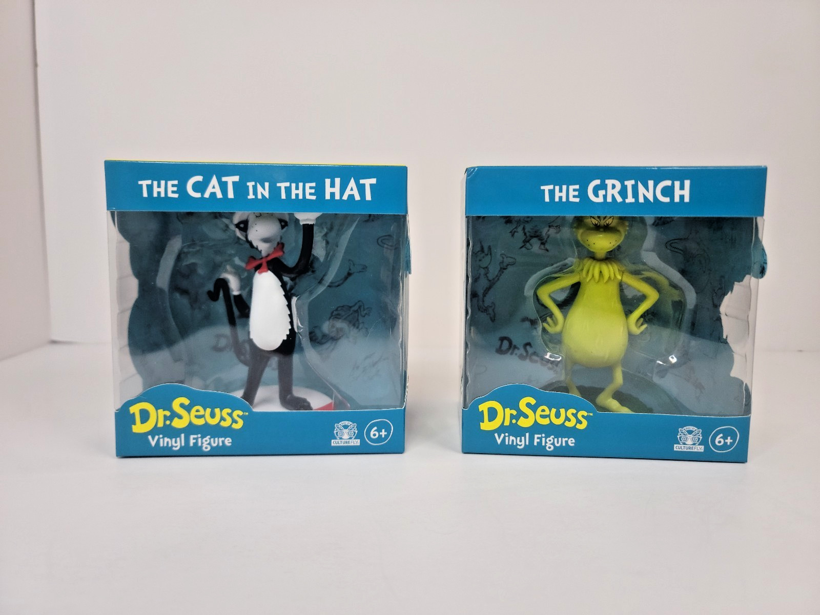 4.5″ CAT in HAT + GRINCH STOLE CHRISTMAS Vinyl Figures CultureFly
