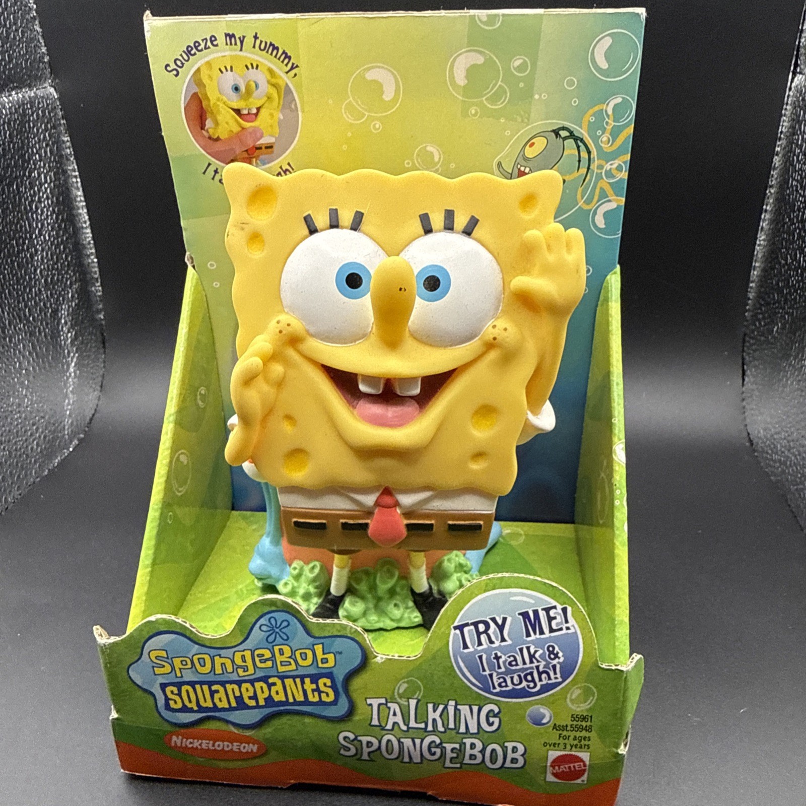 VTG 2000 Sponge Bob Nickelodeon Talking Mattel Brand New In Box Never Opened