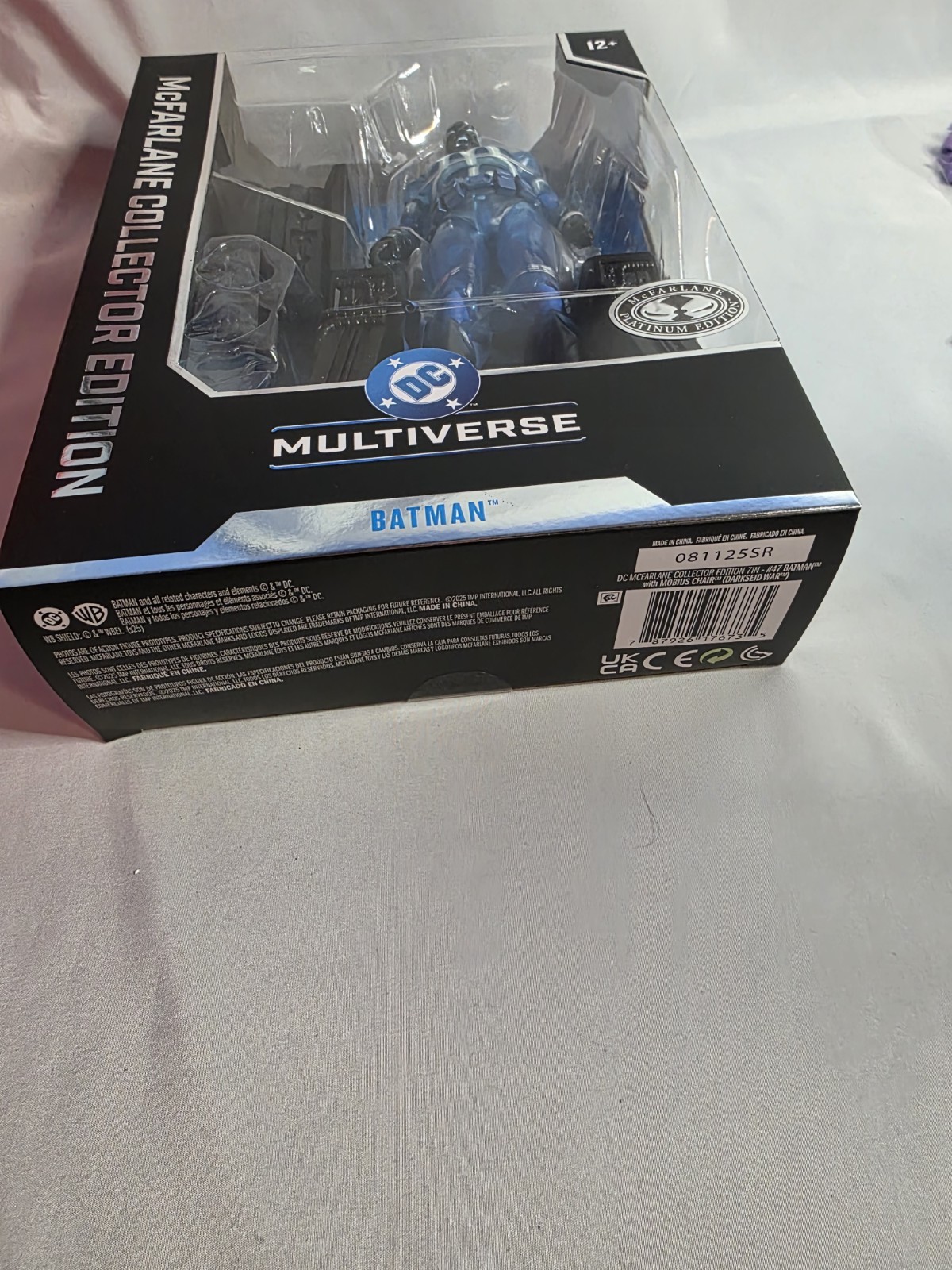 McFarlane DC Batman W/ Mobius Chair Darkseid War Platinum Collector Edition #47