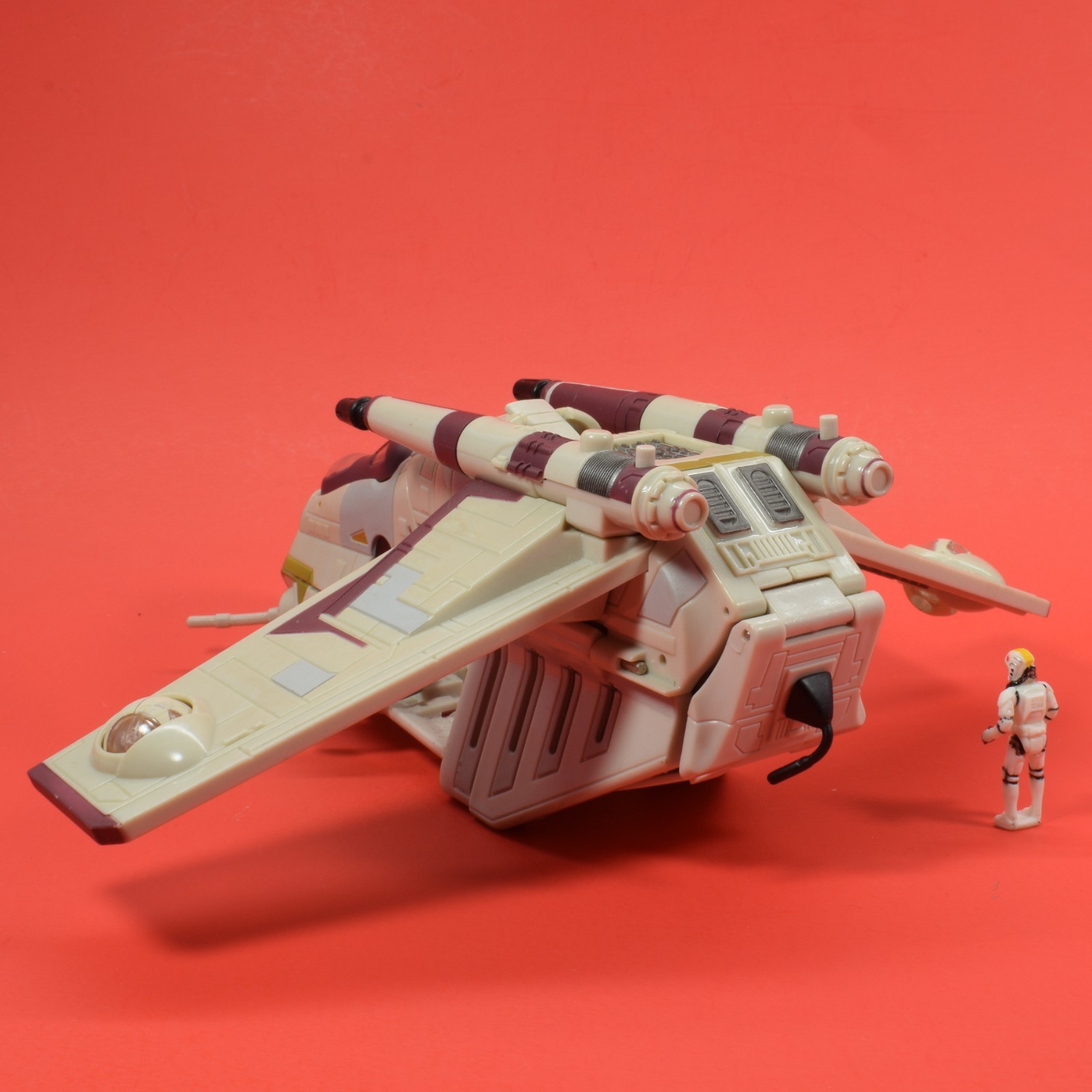 Clone Pilot Republic Gunship Star Wars Transformers Hasbro As Shown WH35