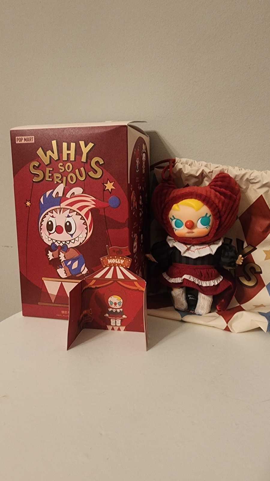 Pop Mart WHY SO SERIOUS Series ~ Crimson Dancer Molly