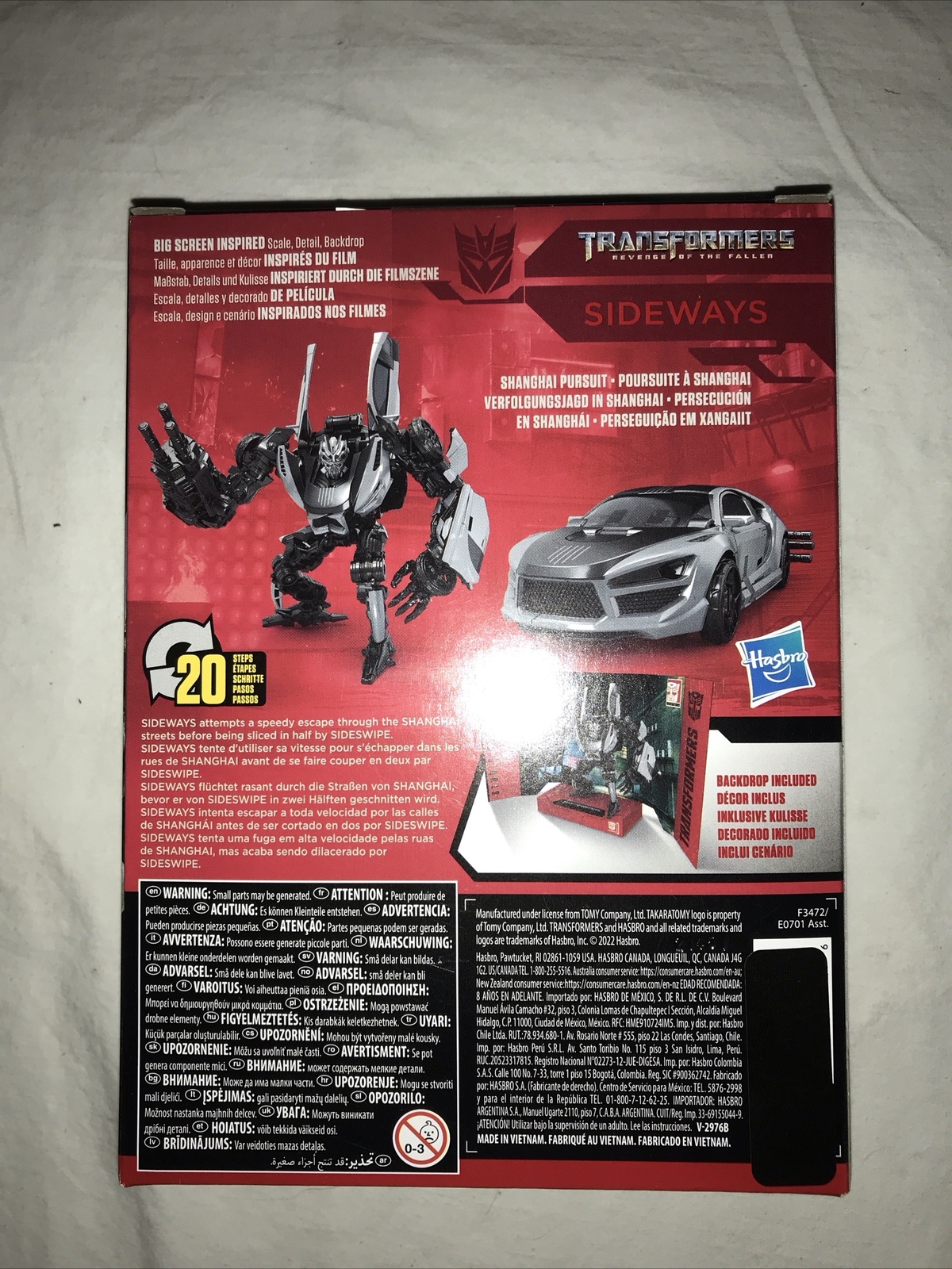 Hasbro Transformers Studio Series 88 Sideways Revenge Of The Fallen! Sealed!