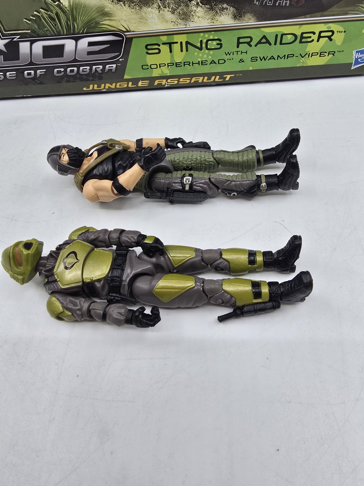 Sting Raider with Copperhead Swamp Viper ROC G.I. JOE COBRA Complete W/Box