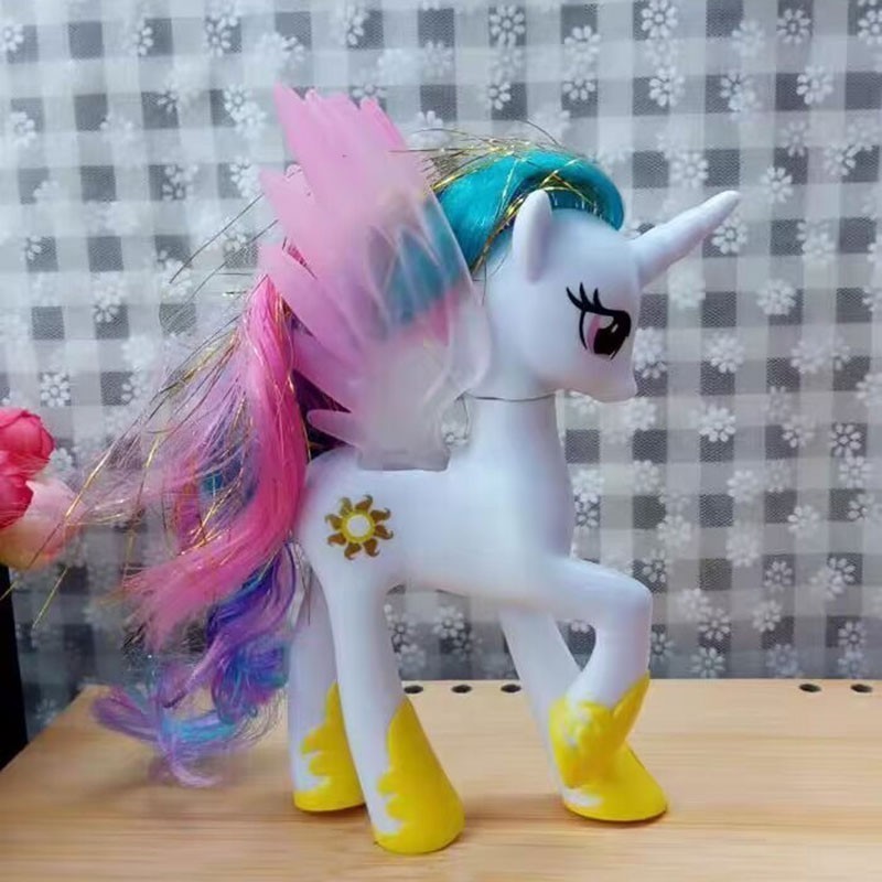 14cm My Little Pony Figures 2Pcs Princess Celestia Nightmare Moon Toys Kids Gift